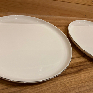 フランフラン★白い大きいお皿2個セット