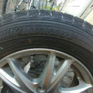 155/70R13 75Q　ホイール付きダンロップスタッドレスタイヤ　早いもの勝ちです。、2000円値下げしました。