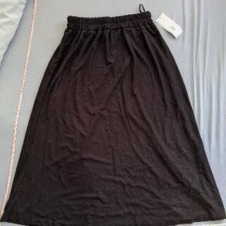 【新品未使用】スカート　LLサイズ　ブラック