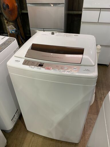 【愛品館市原店】AQUA 2015年製 7.0kg洗濯機 AQW-P70E【愛市I4S】