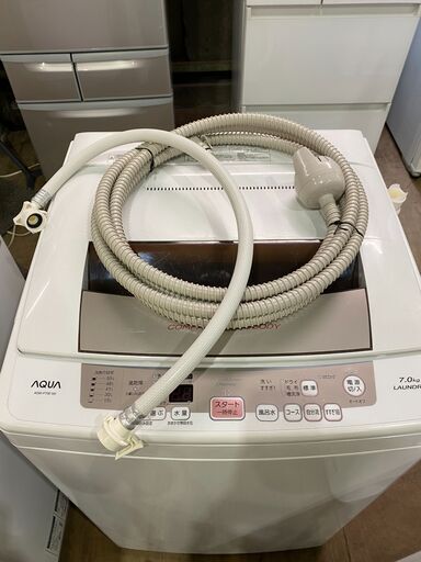 【愛品館市原店】AQUA 2015年製 7.0kg洗濯機 AQW-P70E【愛市I4S】