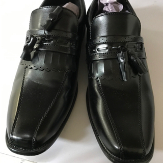 【値下げ】25cm　革靴　紳士ビジネスくつ　男性用靴　黒