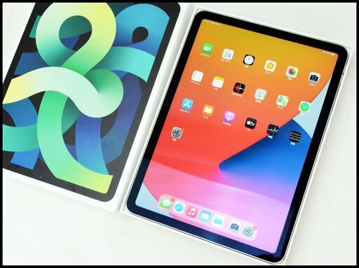 美品 SIMフリー iPad Air4 第4世代 Wi-Fi + Cellular 256GB グリーン MYH72J/A