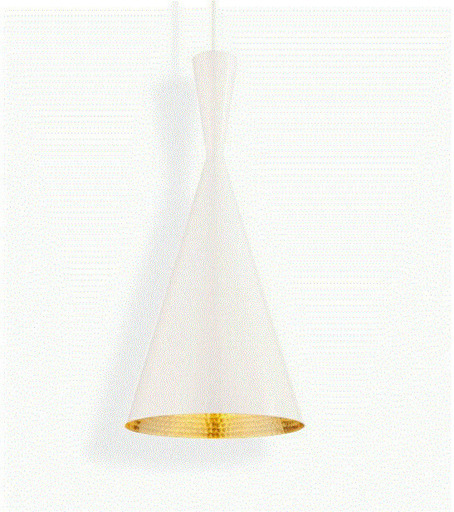 【Tom Dixon（トムディクソン） BEAT TALL PENDANT (WHITE)】SPA12EU