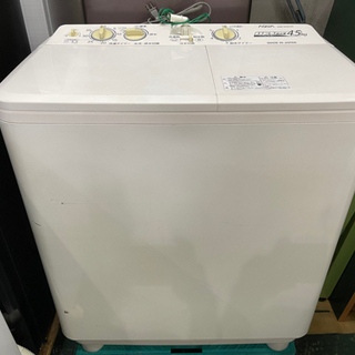 AQUA 二層式　洗濯機　2016年　4.5kg AQW-N45...