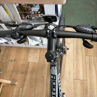 受渡完了新車❱21段変速アルミクロスバイクブラック。