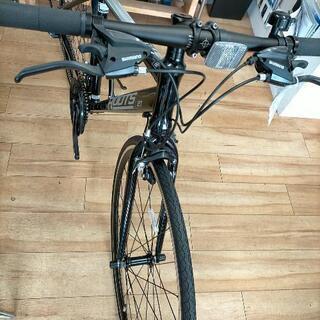 【引き取り希望】クロスバイク ブラック 引き取り希望】クロスバイク ブラック 受渡完了新車❱21段変速アルミ
