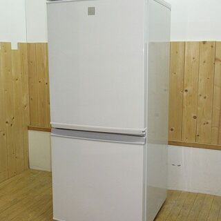 【中古】rr1602　シャープ　冷凍冷蔵庫　SJ-14E3-KW　137L　SHARP　冷蔵庫　冷凍庫　キーワードホワイト　2ドア　つけかえどっちもドア　霜取不要 中古】rr1602 シャープ 冷凍冷蔵庫 SJ-14E3-KW 137L SHARP 冷蔵庫