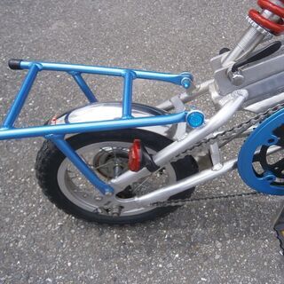 ☆中古品 美品 FUJI/フジ 折りたたみ自転車 Triple Folding Alumi Folding X Bike F16/R12インチ LEDライト付き 動作問題なし☆