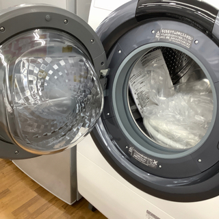 安心の一年保証 SHARP ドラム式洗濯乾燥機 es-s7d-wl 2019年