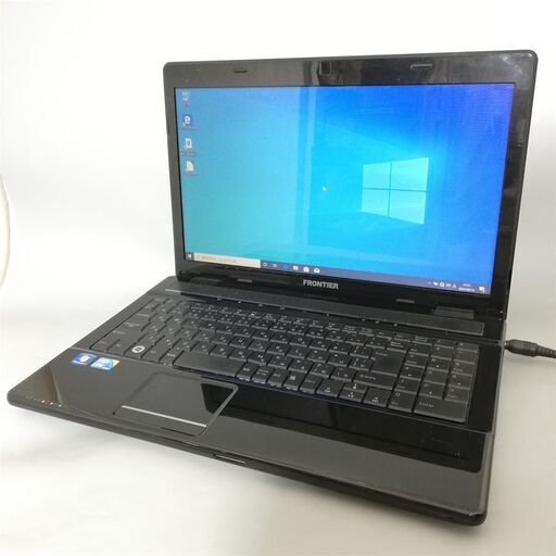 Windows10 中古美品 15.6型ワイド FRONTIER FRNP 510 ノートパソコン Core i5 4GB 320GB DVDRW 無線 WiFi Office 即使用可