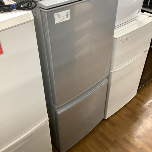 2ドア冷蔵庫 SHARP SJ-D14D-S 2018年製 137L