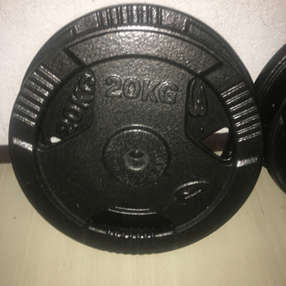 IROTEC(アイロテック)アイアンプレート　20k/15k/10k/各2枚　ダンベル　バーベル兼用プレート