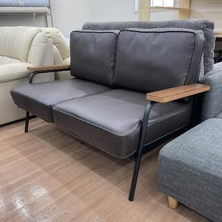 展示品?美品】コンパクトソファ 2人掛け スチール脚[幅135] ?自社配送時?