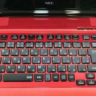 フルフラット液晶☆大爆速！第3世代Corei7&SSD☆赤Windows10ノート