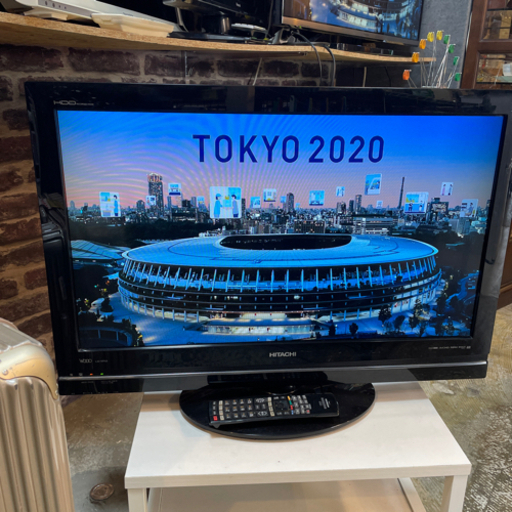 HITACHI 32インチTV リモコン有り