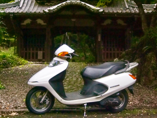 好調スペイシー100整備済み前後タイヤ新品原付2種通勤通学