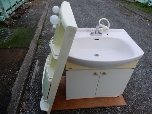 ヤマハシャワー水栓洗面化粧台幅７５０タイプ陶器製ボウル トータル 平塚のその他の中古あげます 譲ります ジモティーで不用品の処分