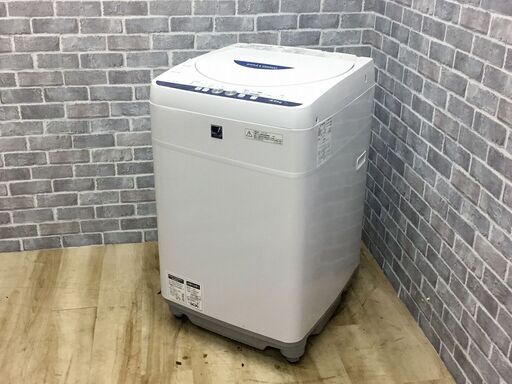 【ハッピー西葛西店】全自動洗濯機　4.5kg　シャープ　2015年式　ID:58685