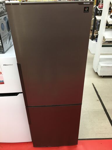 ■シャープ ノンフロン冷凍冷蔵庫 SJ-PD27C-T 271L 2017年製