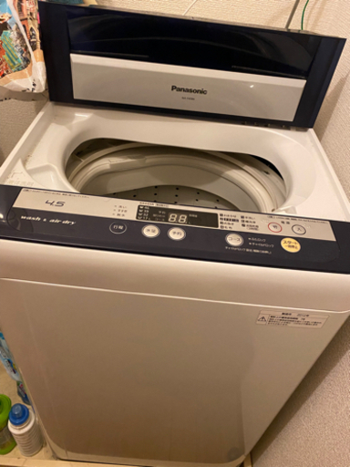 (お取引中です)パナソニック 洗濯機 4.5キロ