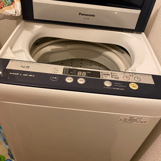(お取引中です)パナソニック 洗濯機 4.5キロ
