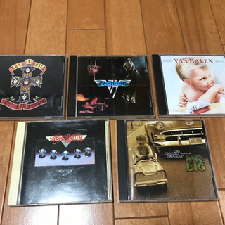 洋楽CD 5枚セット　Mr.BIG、VAN HALEN、Guns...