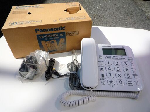 ☆パナソニック Panasonic VE-GD24DL RuRuRu デジタルコードレス電話機◆迷惑電話防止対策を強化