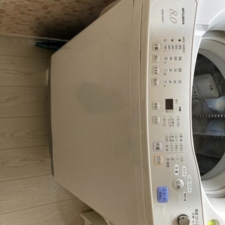 三菱製全自動洗濯機　MAW-HV8YP　インバータ式で静かです