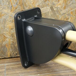 札幌 引き取り ☆ ナカ工業 愛の手オーバル補助手すり CU(D＝850) 90°45°ロック式 バーチ 木目 跳ね上げ式手すり 壁用 病院 介護 トイレ 排泄補助