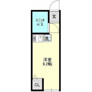 075.菊名駅15分　南西向き・敷礼なし・頭金は家賃＋3万でOK！【現金分割・カード可/水商売、保証人なし全てOK/無職の方要相談/生活保護不可】ワンルーム　家具家電付き　室内洗濯置き　フローリング　モニター付きインターホン≪分割賃貸ネット≫10583054055 k - 横浜市