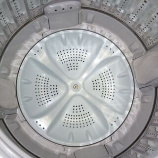 【中古】rh0230　ハイアールアクア　洗濯機　AQW-S60C　6kg　Haier AQUA　全自動洗濯機　自動おそうじ　風乾燥　ホワイト　白