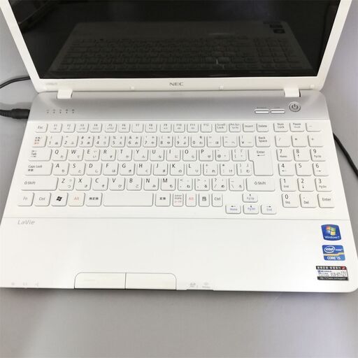 NEC ノートパソコン/ホワイト色 Win10 ブルーレイ Corei5 - ノートPC