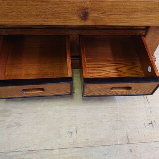 商談中【愛品倶楽部柏店】関西火鉢　囲炉裏座卓　欅無垢材【問合せ番号158-011341 002】