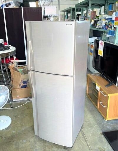 冷蔵庫 SHARP SJ-23W-N 2013年製 シルバー 2ドア 228L ナノ低温脱臭