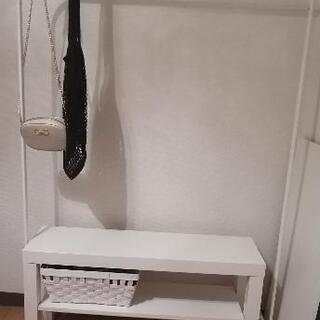 IKEAのハンガーラック&テレビボード