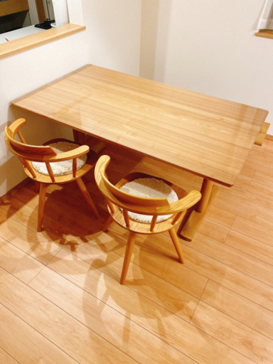 ダイニングテーブル、チェアセット ナガノインテリア社製 - 宮城県の家具