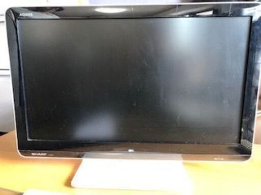 シャープ液晶カラーテレビ　AQUOS（白）