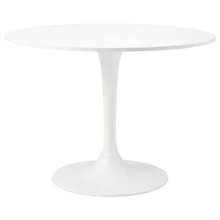 IKEAドクスタ　テーブル　ホワイト　8/30までにお引取り可能...