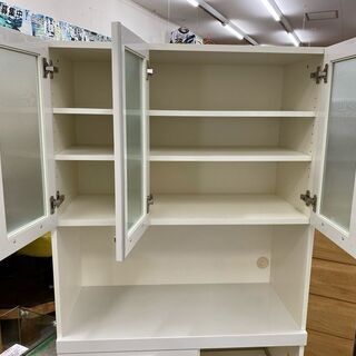 とっても美品です！【愛品館 江戸川店】パモウナ　キッチンボード　食器棚　ID:151-007144-007　配送可　き配送可