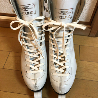MIZUNO アイススケート靴　レディース　23cm 本革　白　
