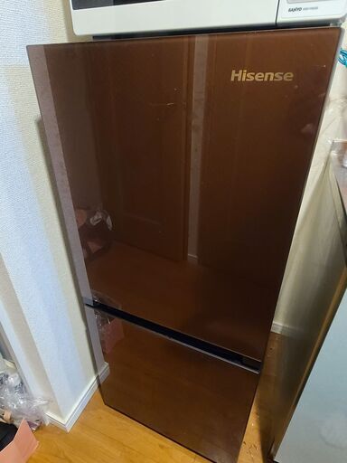 【予約済み】【値下げ可能】Hisense 冷蔵庫HR-G13B-BR