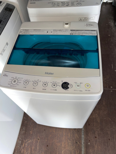 No.1016 ハイアール　4.5kg洗濯機　2017年製　近隣配送無料