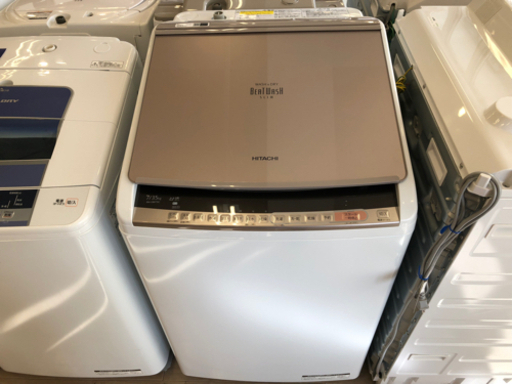 ＊【12ヶ月安心保証付】HITACHI 縦型洗濯乾燥機