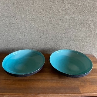 食器　皿　カレー皿　うつわ　陶器市　2枚セット
