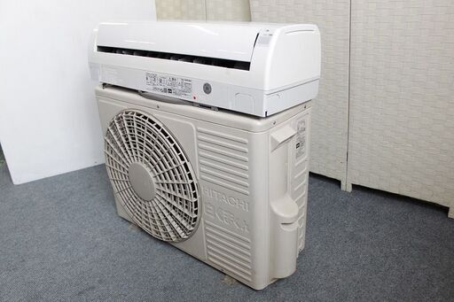 日立 ルームエアコン  RAS-AJ25E-W 壁掛形 シングル 8畳程度 単相100V 室内電源 2015年製 HITACHI エアコン 中古家電 店頭引取歓迎 R3968)