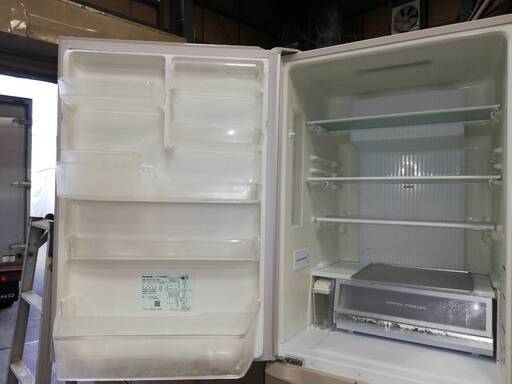 【082507】冷凍冷蔵庫　パナソニック　NR-E413V-N形　冷凍室118L　冷蔵室288L　2018年製【引取限定】