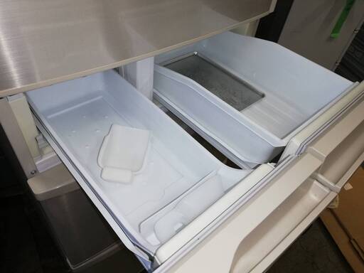 【082507】冷凍冷蔵庫　パナソニック　NR-E413V-N形　冷凍室118L　冷蔵室288L　2018年製【引取限定】