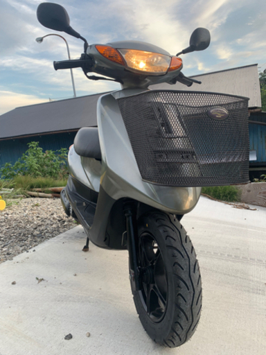 【横浜発】Uberライダーにもオススメ。4スト原付50ccワンオーナー・ヤマハ・ジョグ（SA39J）フロントタイヤ新品 、フロント・ディスク・ブレーキ