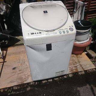 無料！シャープ プラズマクラスター洗濯機 8kg ジャンク？